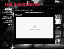 Tablet Screenshot of losresistentes.com.ar